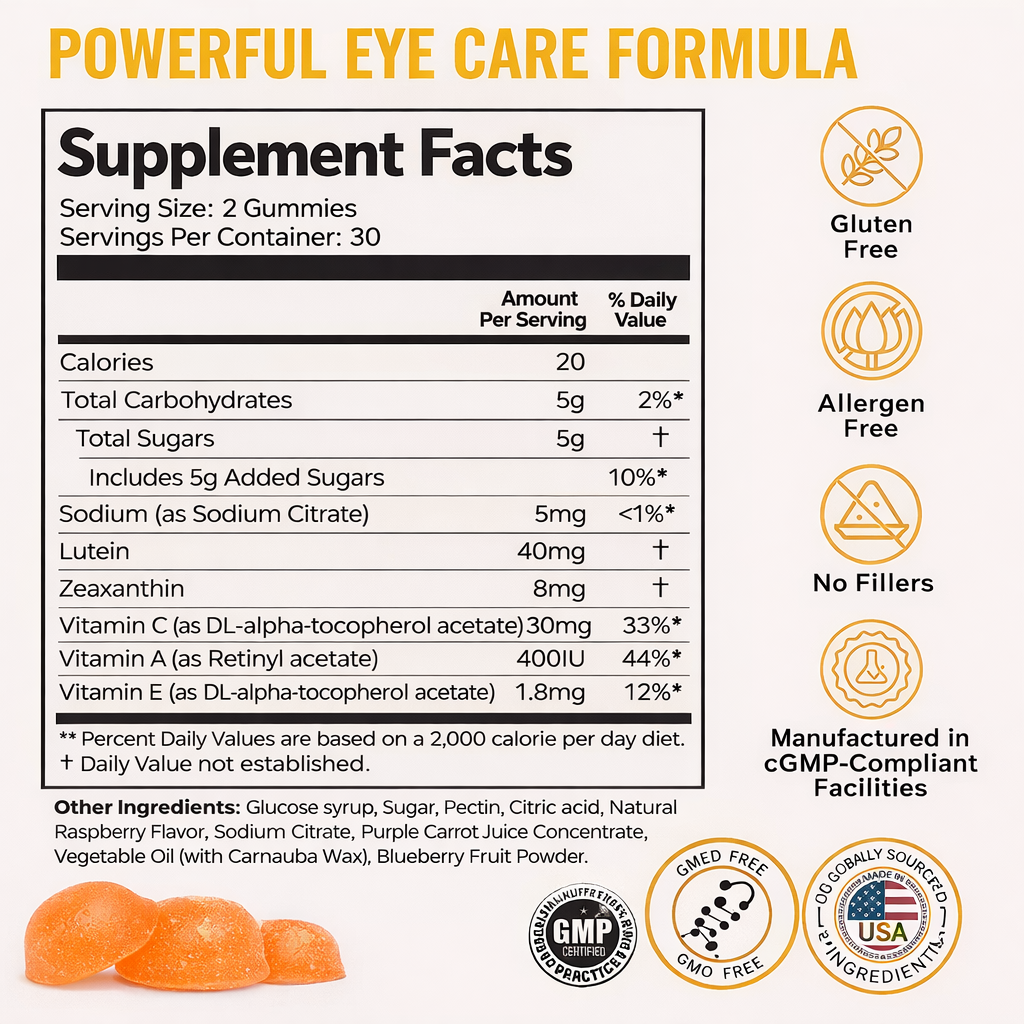 ONNMY™ Lutein & Zeaxanthin Gummies