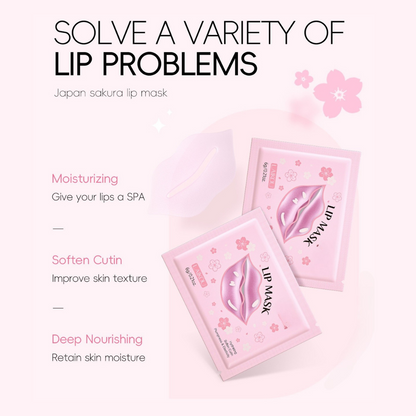 Mavella™ (10PCS) Lip Mask  Nourishing Moisturizing Elastic Cherry