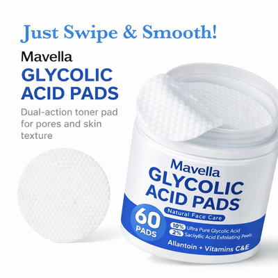 Mavella™ Radiance Pads with AHA Exfoliating Toner